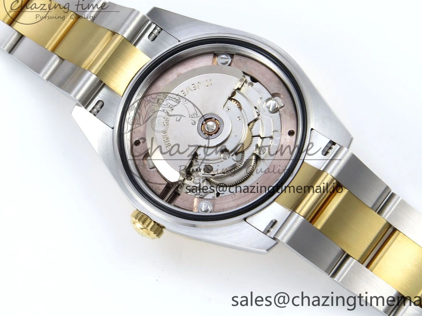 MiroTime 0511 Cozy DateJust 31 278273 ARF 1:1 Best Edition 904L Steel Gray Roman Diamonds Dial on SS YG Oyster Bracelet ETA 575